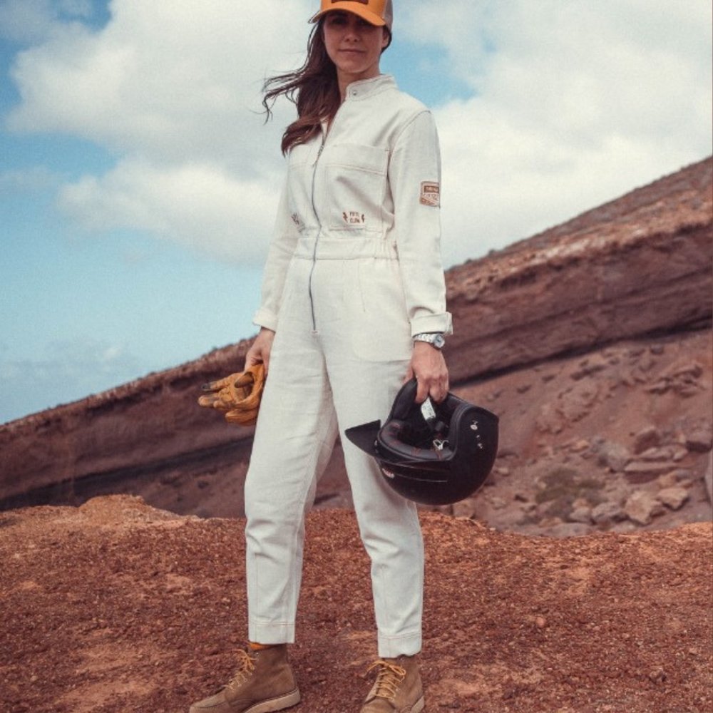 Wild Dust...Women's White Jumpsuit